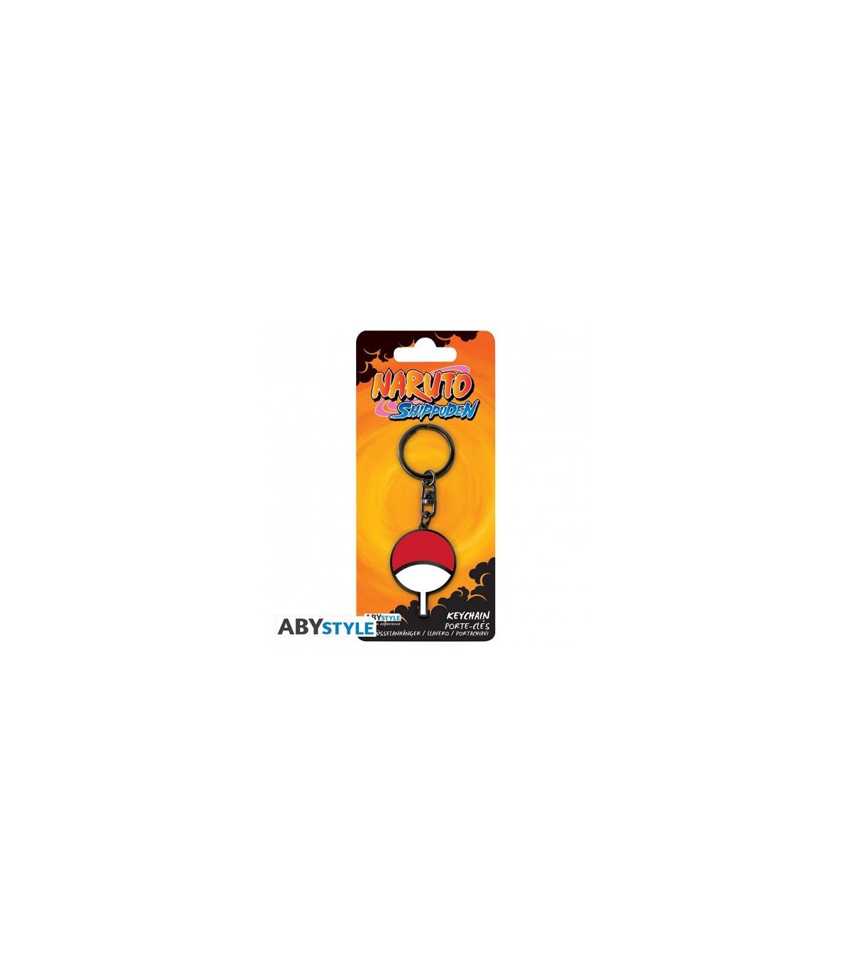 Naruto Shippuden Porte-Clés Uchiwa 5 cm - Héritage Ninja
