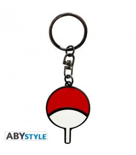 Porte-Clés Symbole Uchiwa - Naruto Shippuden - 5 cm - Héritage Ninja