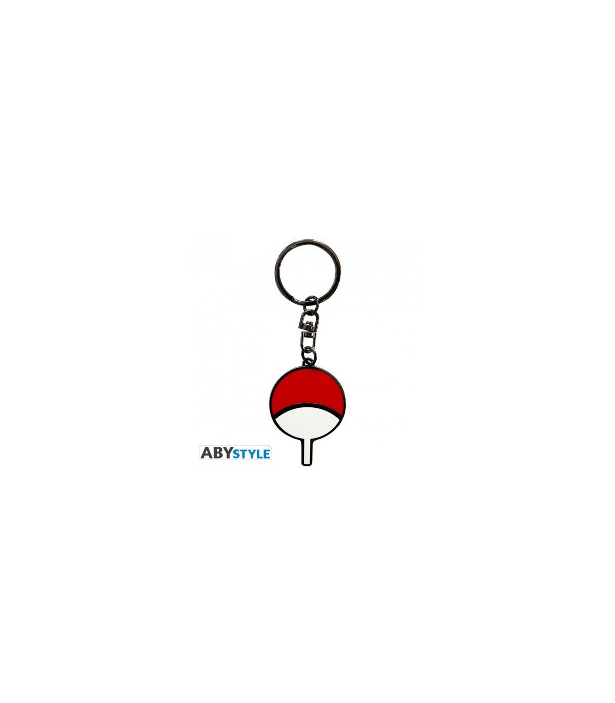 Porte-Clés Symbole Uchiwa - Naruto Shippuden - 5 cm - Héritage Ninja