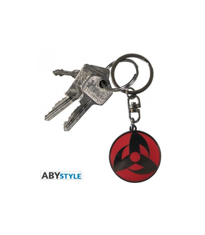 Porte-Clés Naruto Shippuden – Symbole de Konoha – Métal – Dimensions 3,6 x 4 cm – Produit sous licence officielle ABYstyle