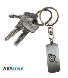 Porte-clés Naruto – Plaque métallique de Konoha – ABYstyle