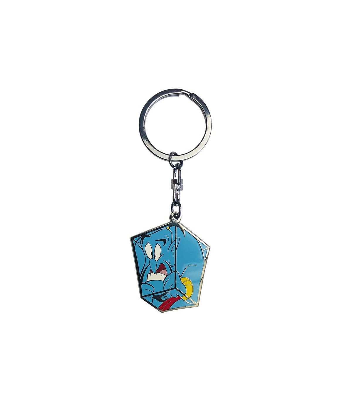 Porte-clés Disney Aladdin – Génie version métal de poche