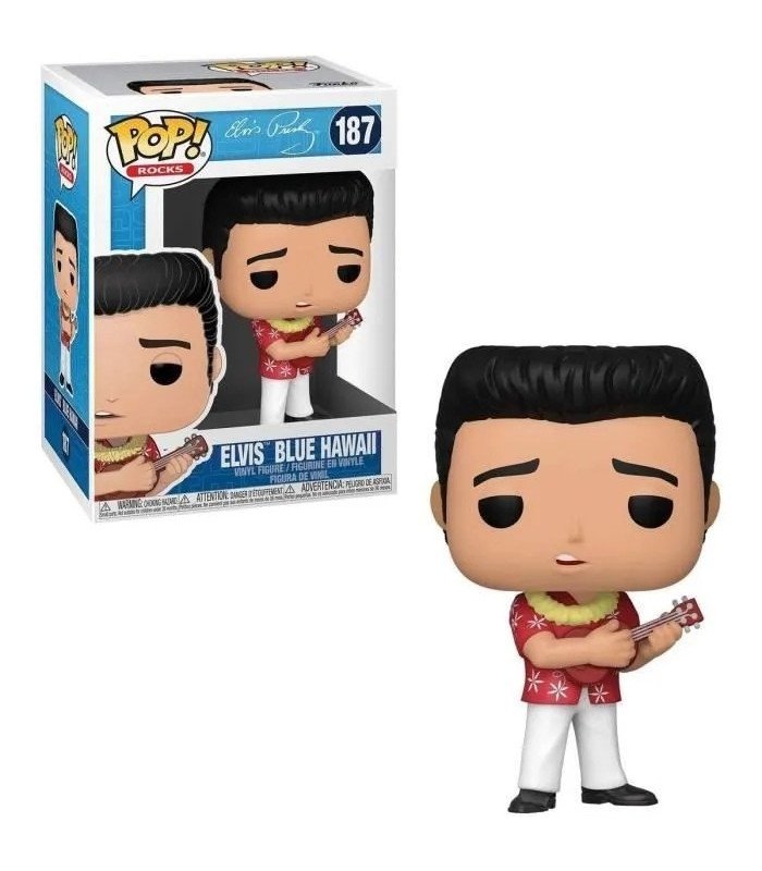 Figurine Pop Elvis Presley - Blue Hawaii - Rock'n'Roll Collector.