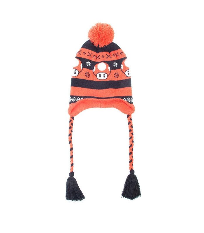 Bonnet de ski Laplander Super Mario Mushroom par Nintendo