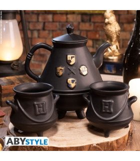 HARRY POTTER - SET AVEC CHAUDRONS POUDLARD - THEIERE