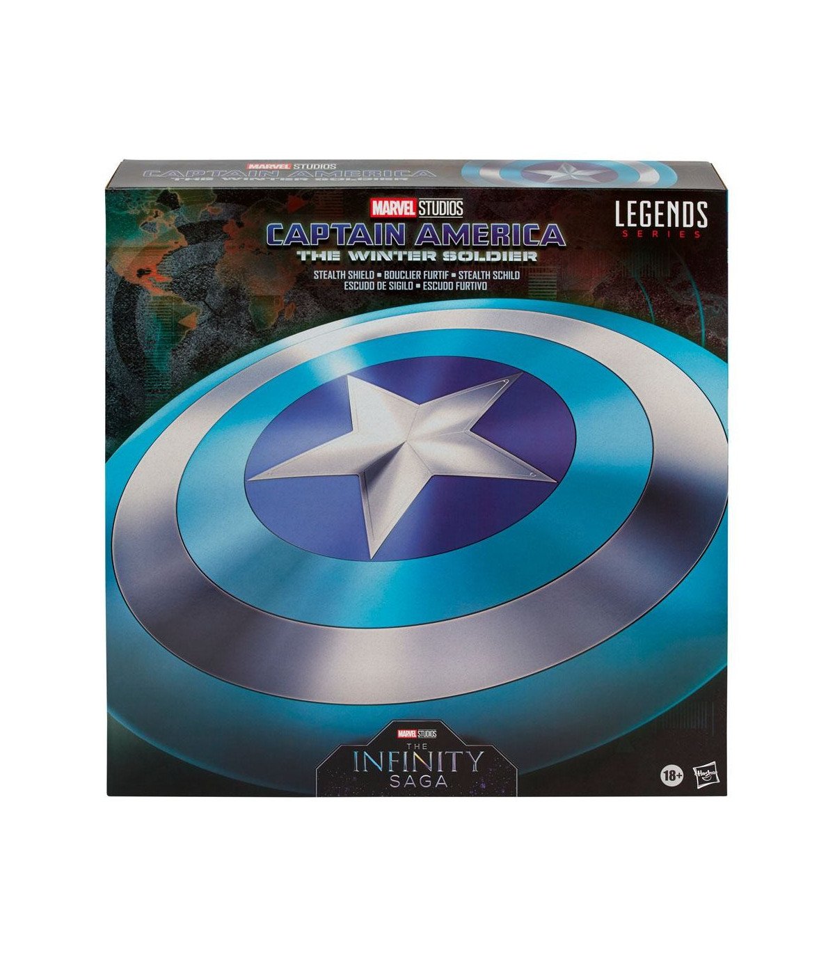 MARVEL - CAPTAIN AMERICA - LE SOLDAT DE L HIVER - BOUCLIER FURTIF 60 CM