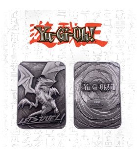 Blue-Eyes White Dragon – Carte Métal numérotée + support