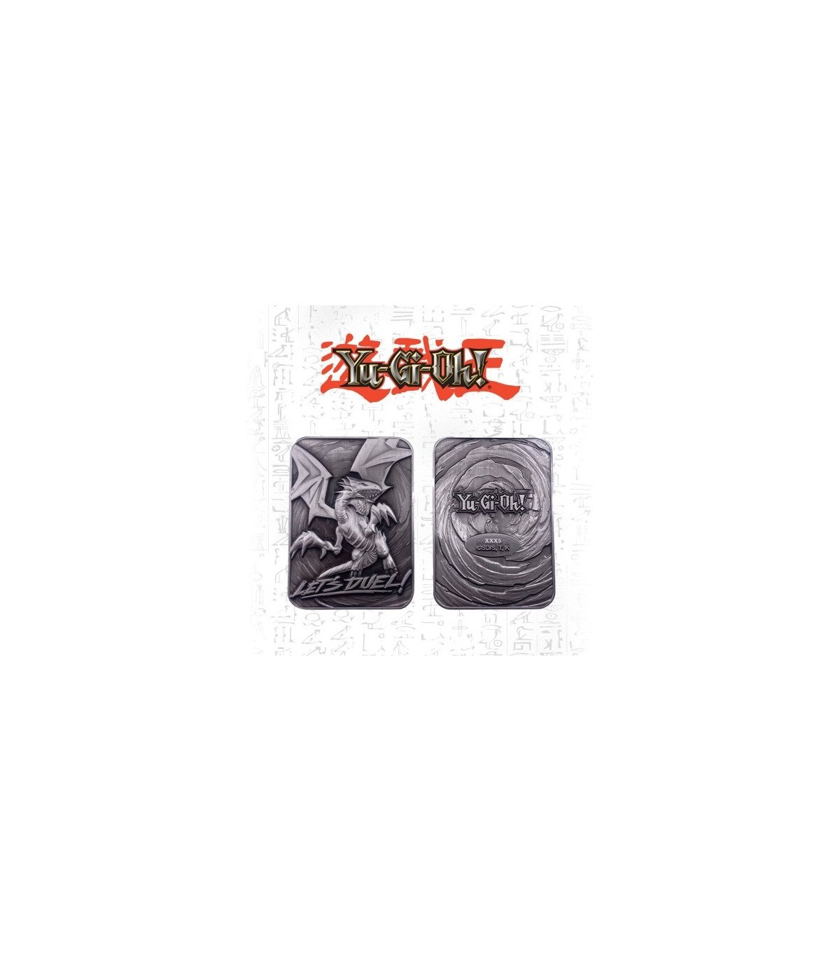 Blue-Eyes White Dragon – Carte Métal numérotée + support