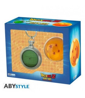 DRAGON BALL - COFFRET - RADAR KEYCHAIN + DRAGON BALL 56 MM