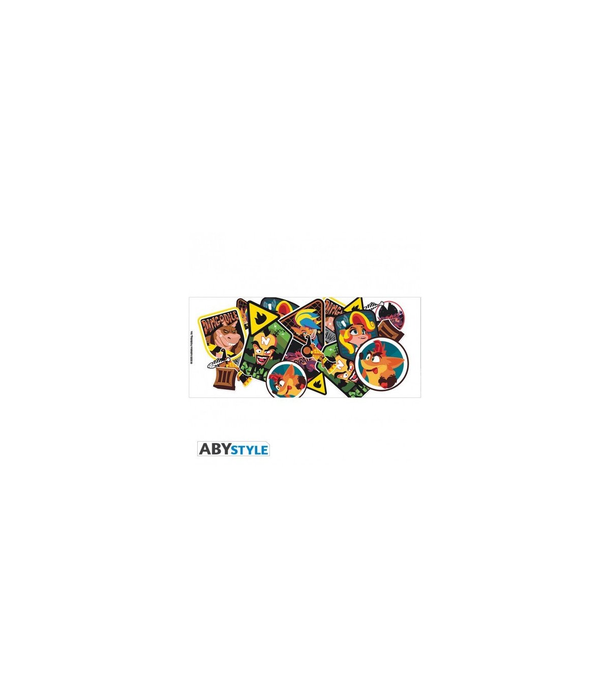 CRASH BANDICOOT - STICKER CRASH - MUG 320 ML