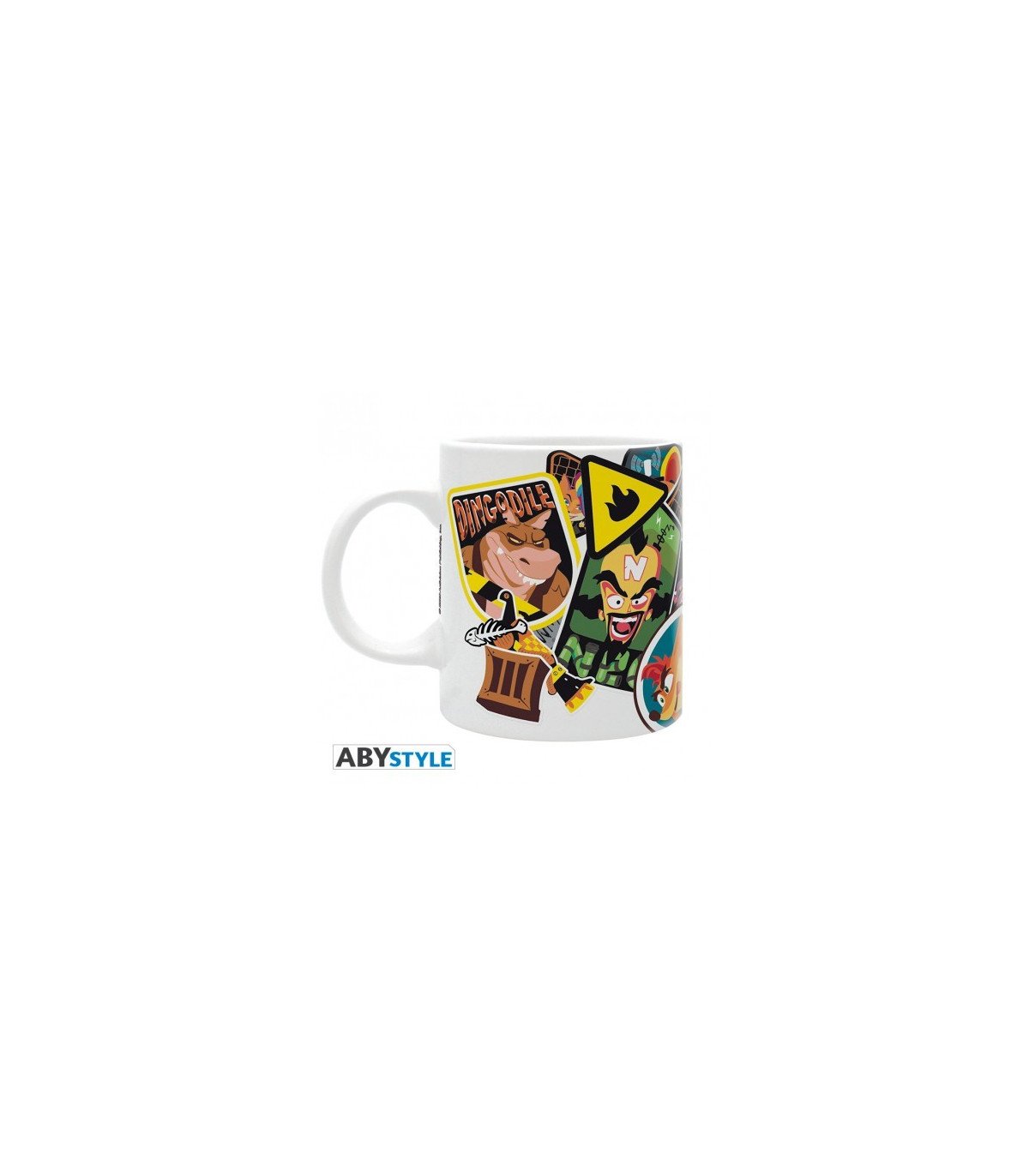 CRASH BANDICOOT - STICKER CRASH - MUG 320 ML