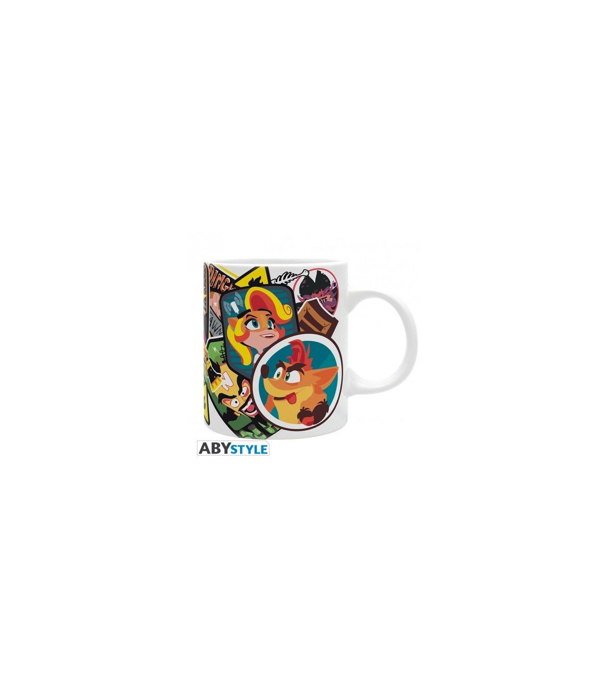 CRASH BANDICOOT - STICKER CRASH - MUG 320 ML