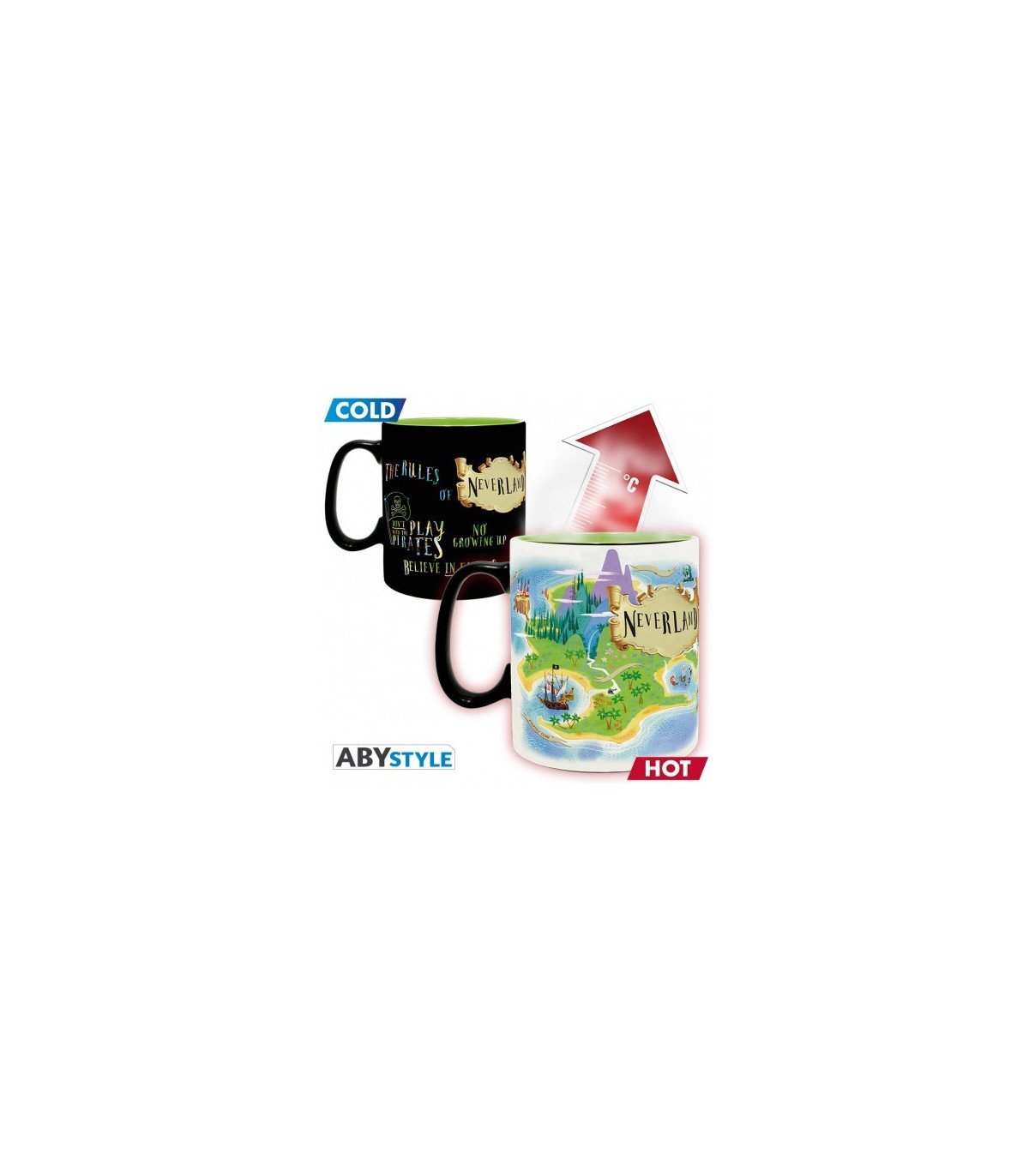 DISNEY - PETER PAN NEVERLAND - MUG HEAT CHANGE 460 ML