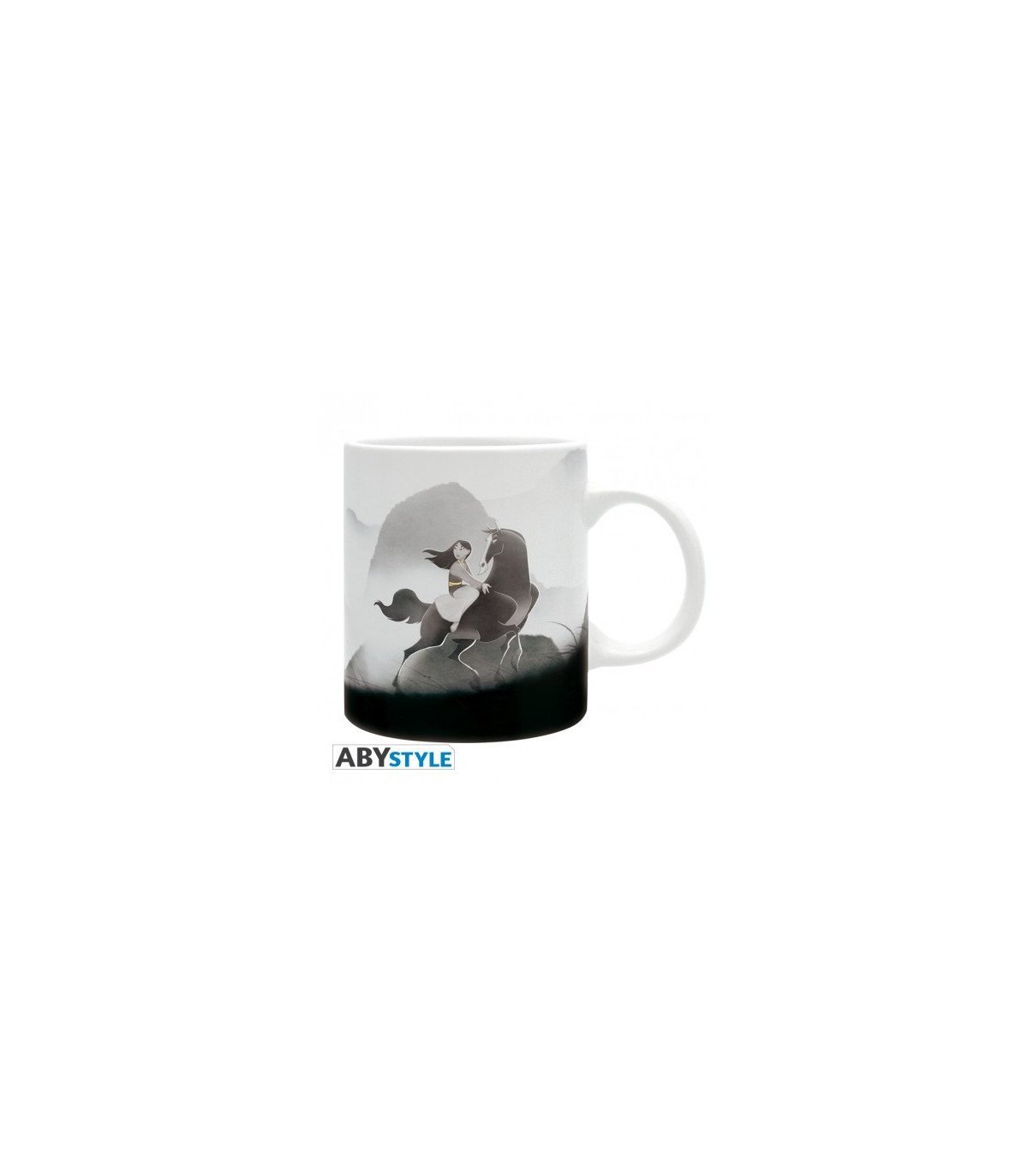 Mug Disney Mulan Fresque - 320 ml - Un hommage à l'art chinois.