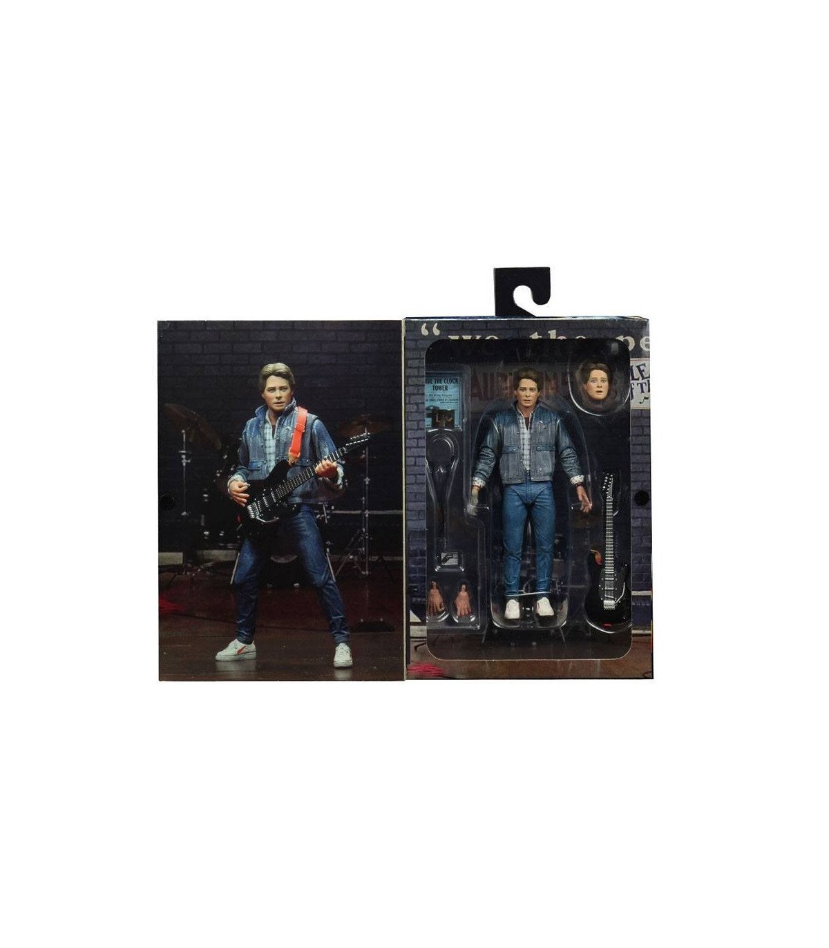 RETOUR VERS LE FUTUR  - MARTY MCFLY 1985 AUDICION - FIGURINE 18 CM
