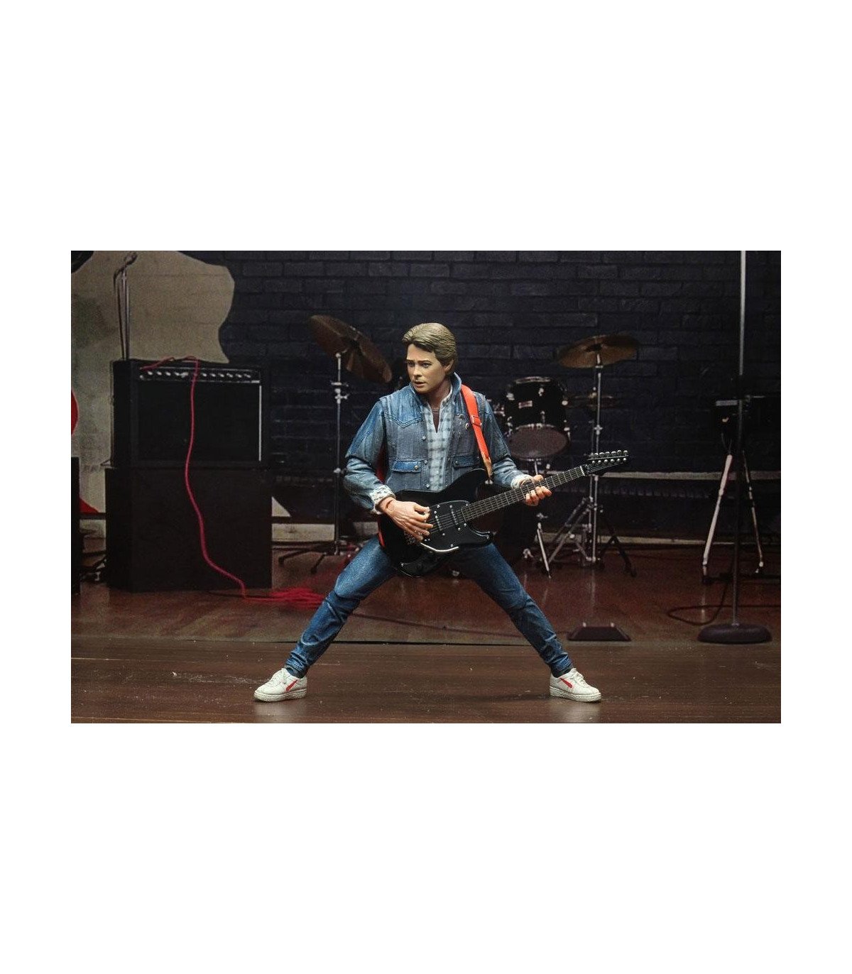 RETOUR VERS LE FUTUR  - MARTY MCFLY 1985 AUDICION - FIGURINE 18 CM