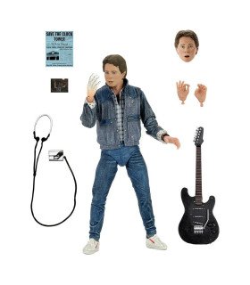 RETOUR VERS LE FUTUR  - MARTY MCFLY 1985 AUDICION - FIGURINE 18 CM