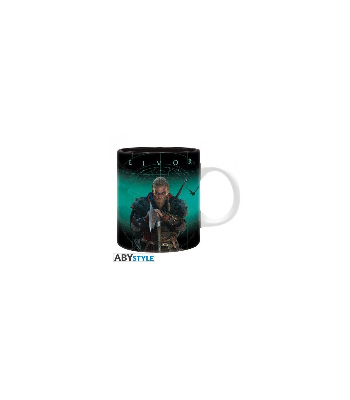 Mug Assassin’s Creed – Eivor Valhalla – 320 ml – Officiel ABYstyle – Céramique – Boîte noire