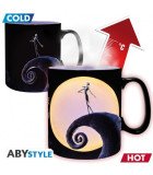 Mug Jack & Lune – Nightmare Before Christmas – Thermoréactif – 460 ml – Cimetière animé – Produit sous licence