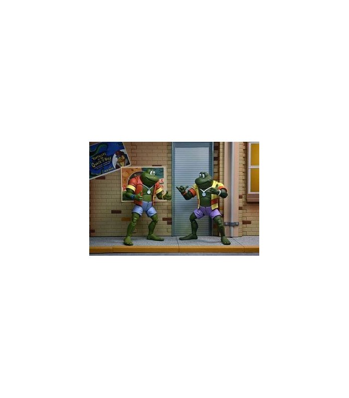 Figurines Tortues Ninja NECA - Napoleon & Atilla Frog - Duo Punk.