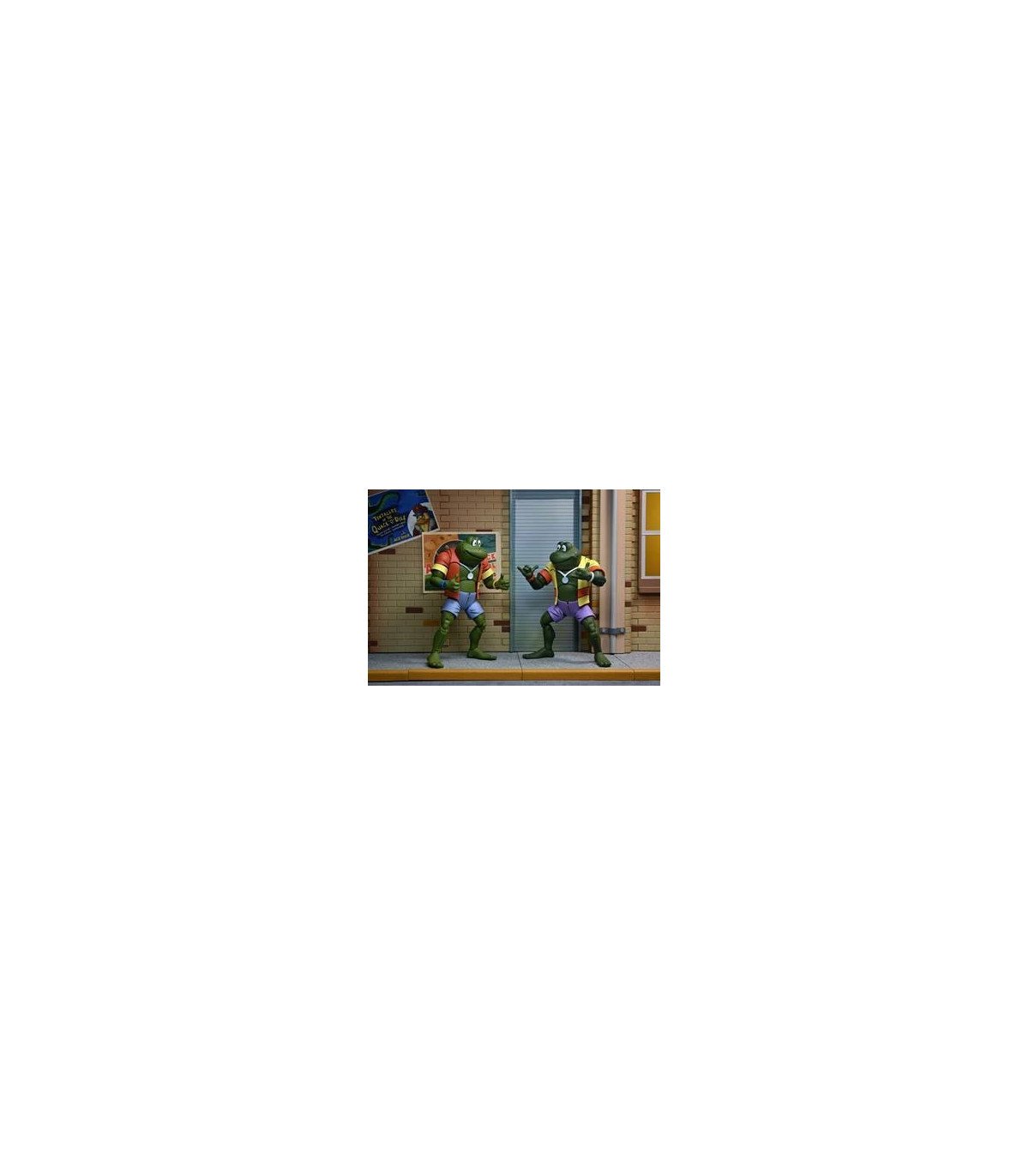 Figurines Tortues Ninja NECA - Napoleon & Atilla Frog - Duo Punk.