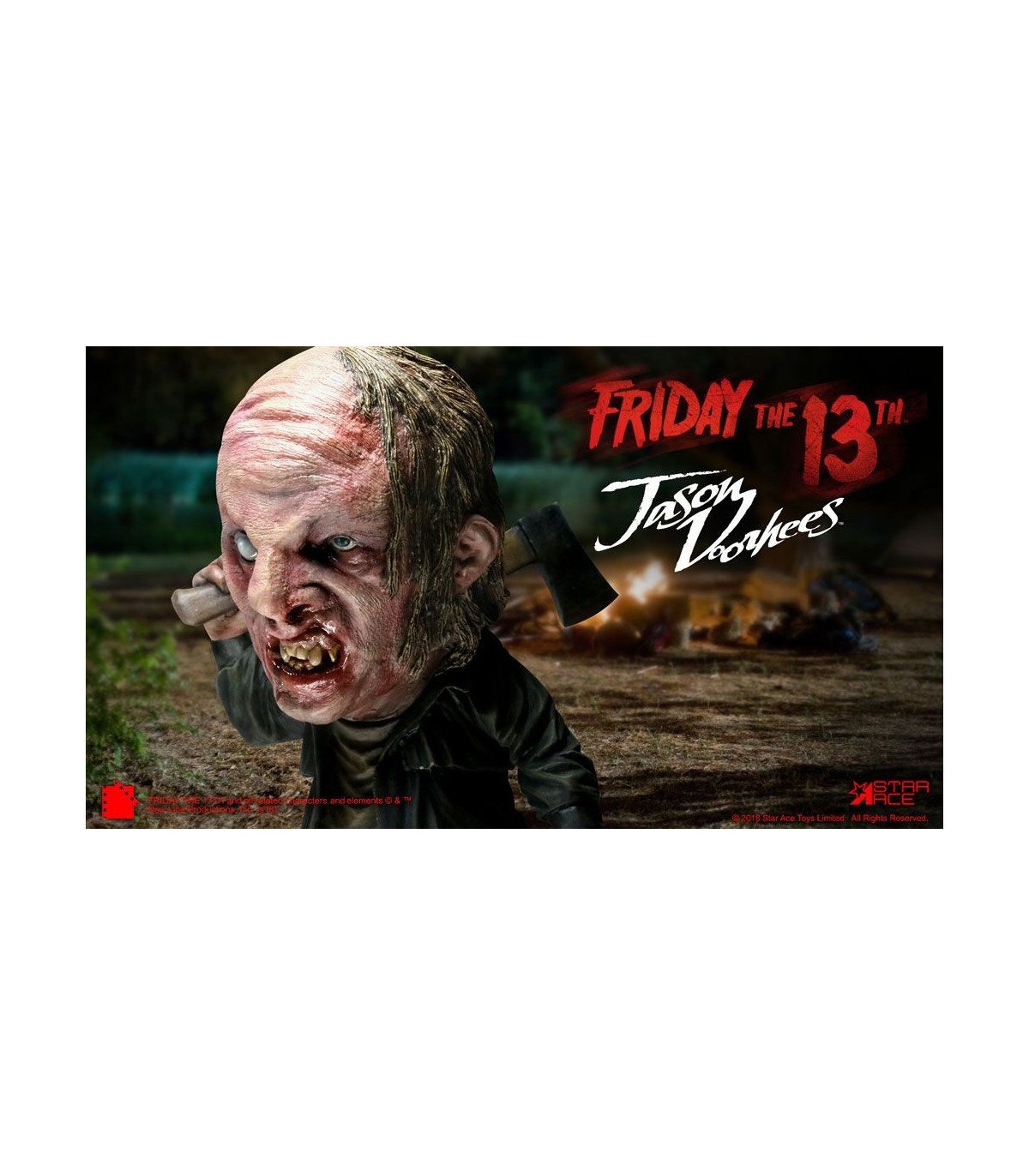 VENDREDI 13 - JASON VOORHEES - FIGURINE NORMAL VERSION 15 CM