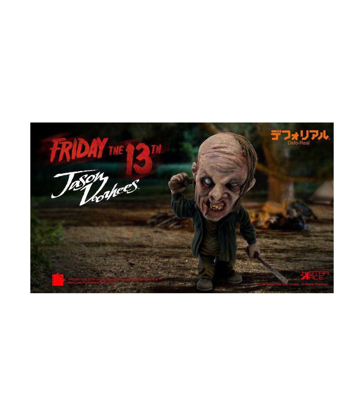 VENDREDI 13 - JASON VOORHEES - FIGURINE NORMAL VERSION 15 CM