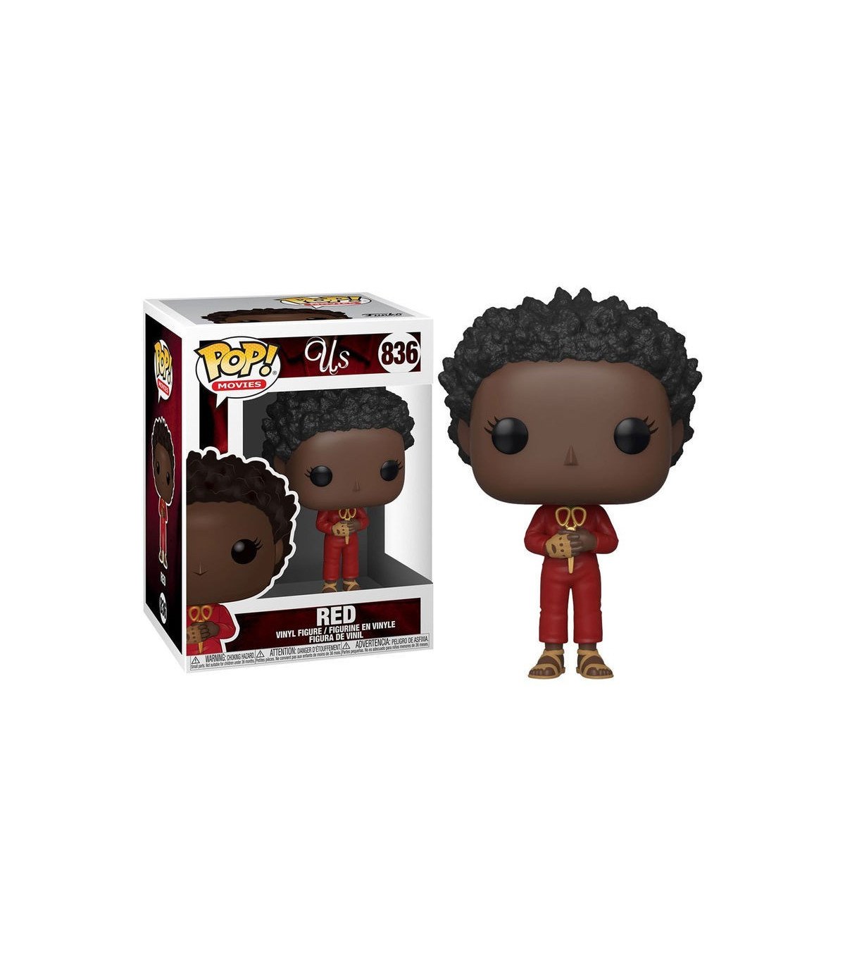 US - FIGURINE POP N° 836 - RED WITH OVERSIZED SCISSORS