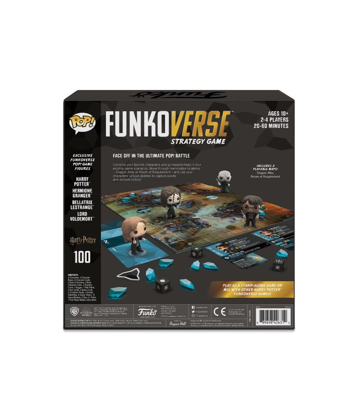 HARRY POTTER - FUNKOVERSE - JEU DE STRATEGIE SET 4 PERSONNAGES