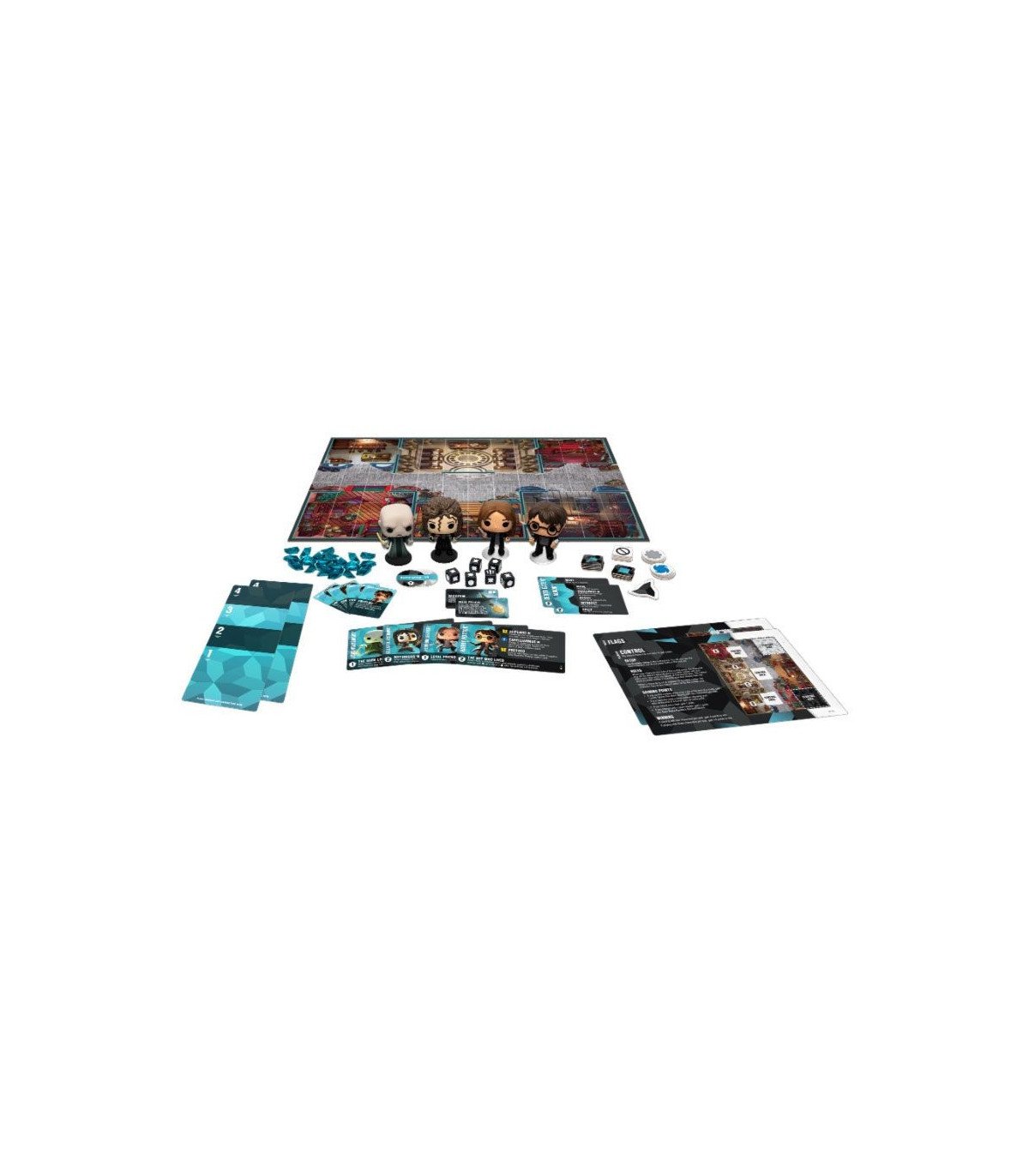 HARRY POTTER - FUNKOVERSE - JEU DE STRATEGIE SET 4 PERSONNAGES