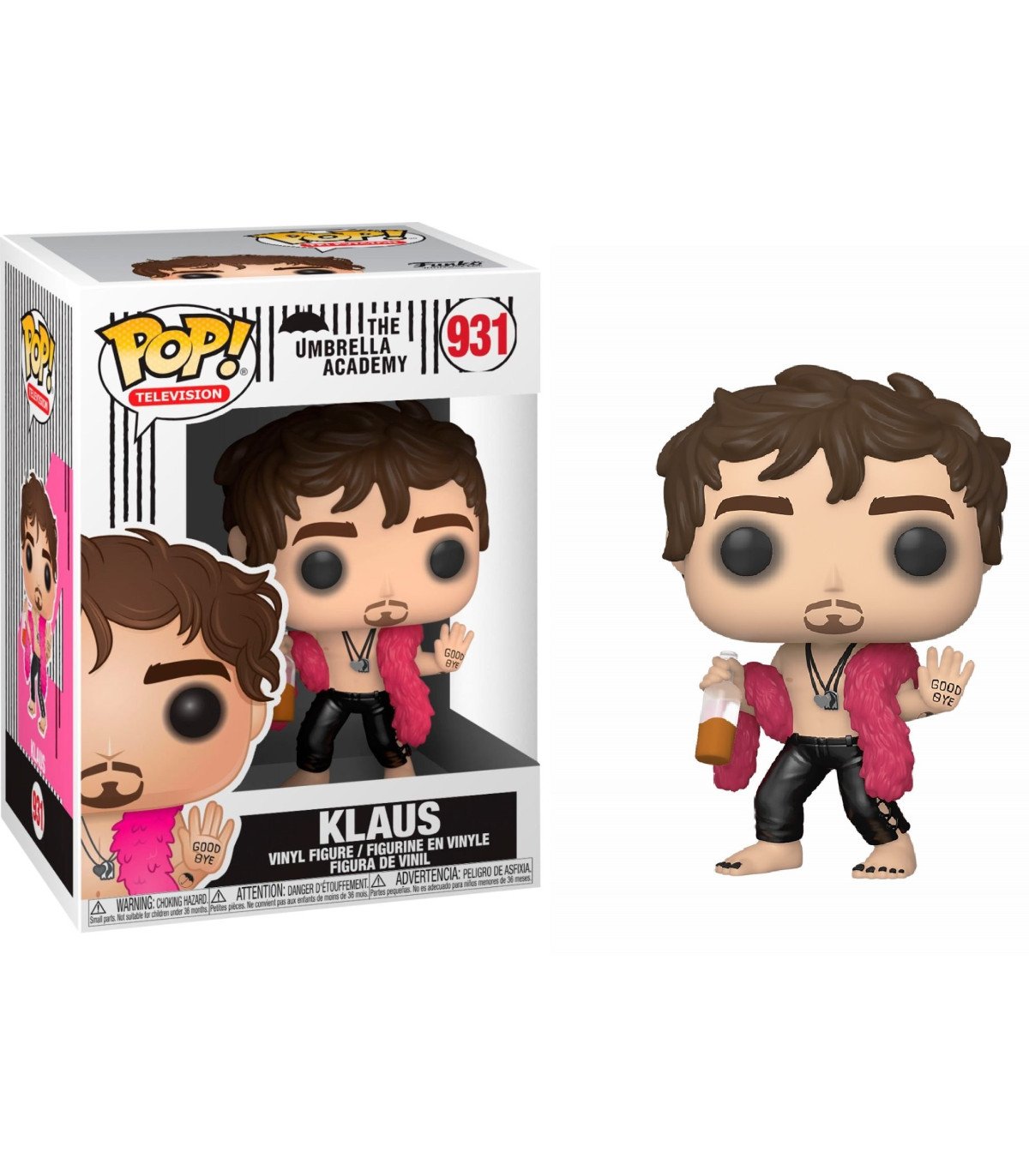 THE UMBRELLA ACADEMY - FIGURINE POP N° 931 - KLAUS HARGREEVES