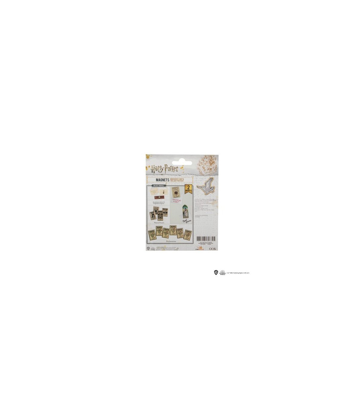 Harry Potter Magnets Carte du Maraudeur | Set de 2 Officiel