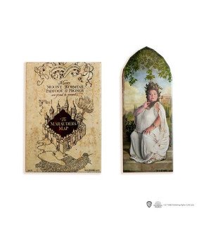 Harry Potter Magnets Carte du Maraudeur & Dame du Portrait – Set de 2
