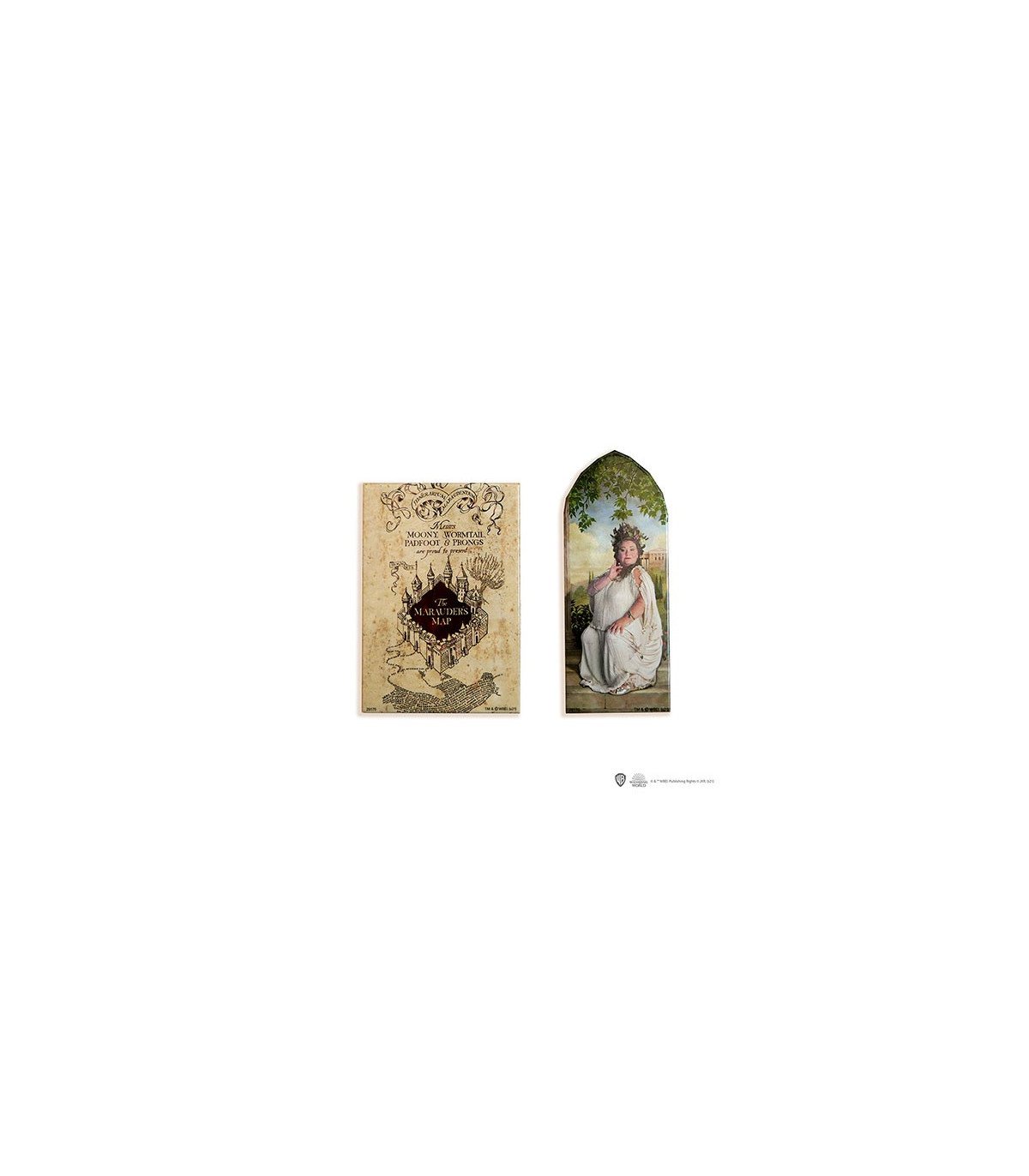 Harry Potter Magnets Carte du Maraudeur | Set de 2 Officiel