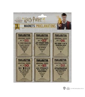 Harry Potter Magnets Proclamations | Set de 6 Magnets