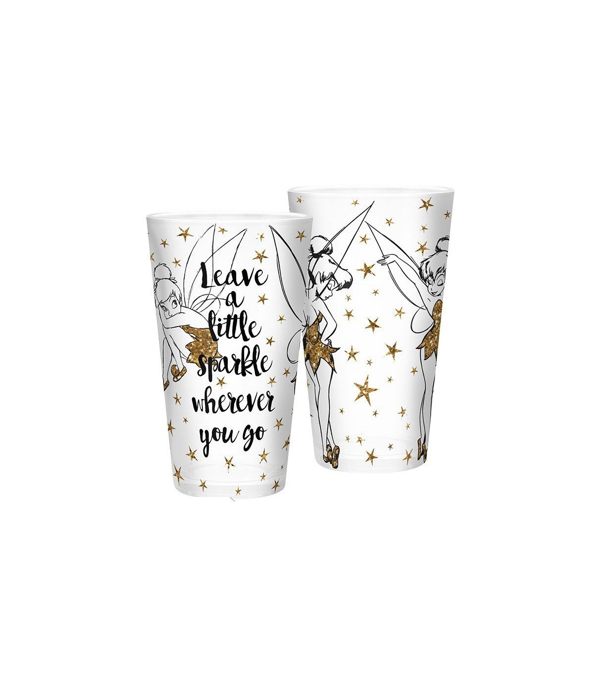 DISNEY - VERRE XXL 400ML - CLOCHETTE DOREE