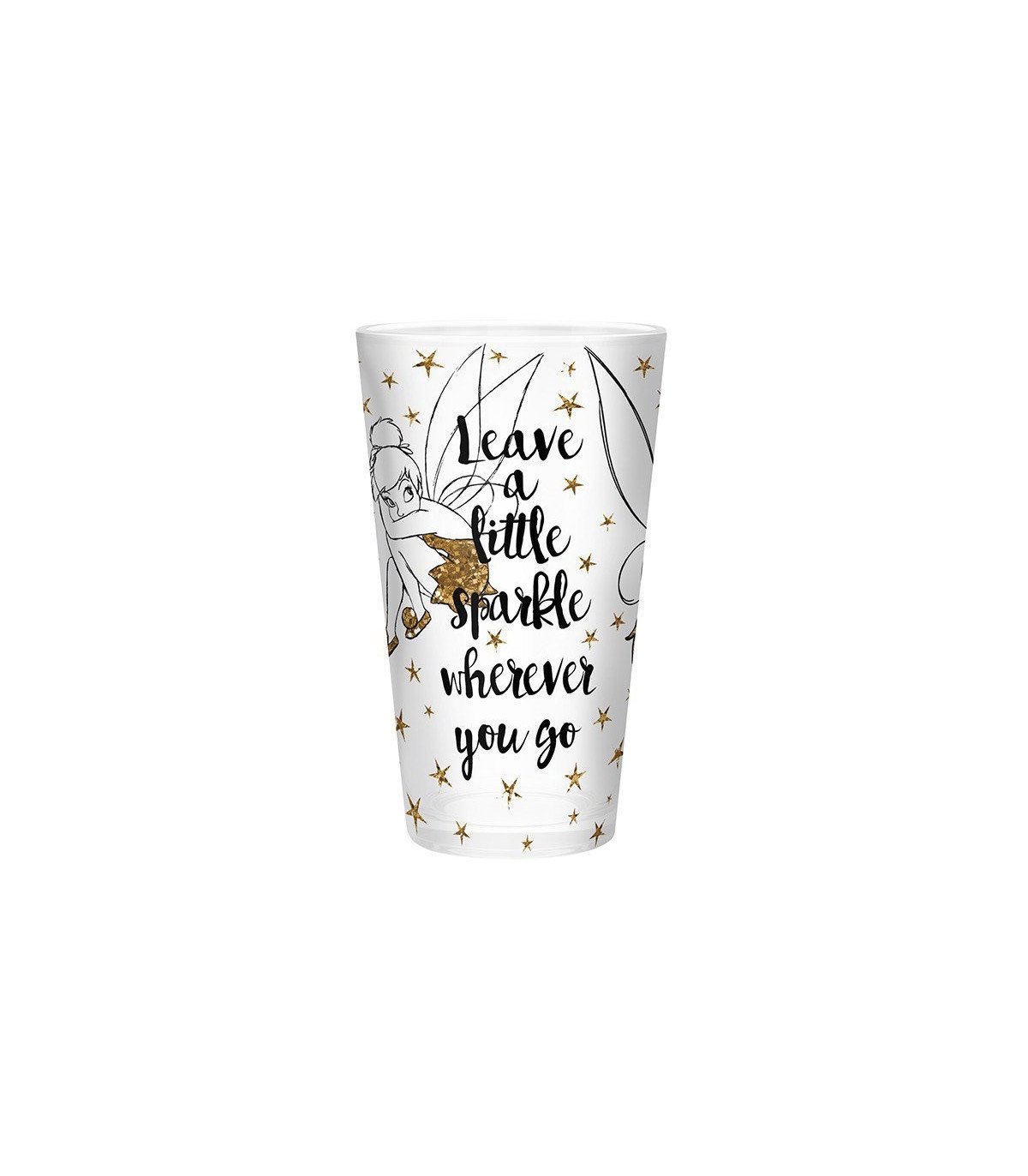DISNEY - VERRE XXL 400ML - CLOCHETTE DOREE