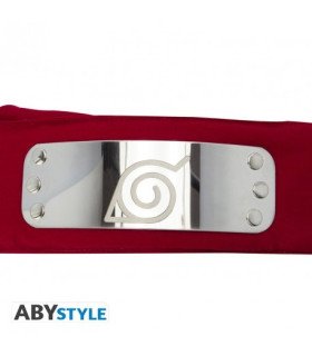 Bandeau rouge Konoha Naruto Shippuden - Accessoire ninja culte