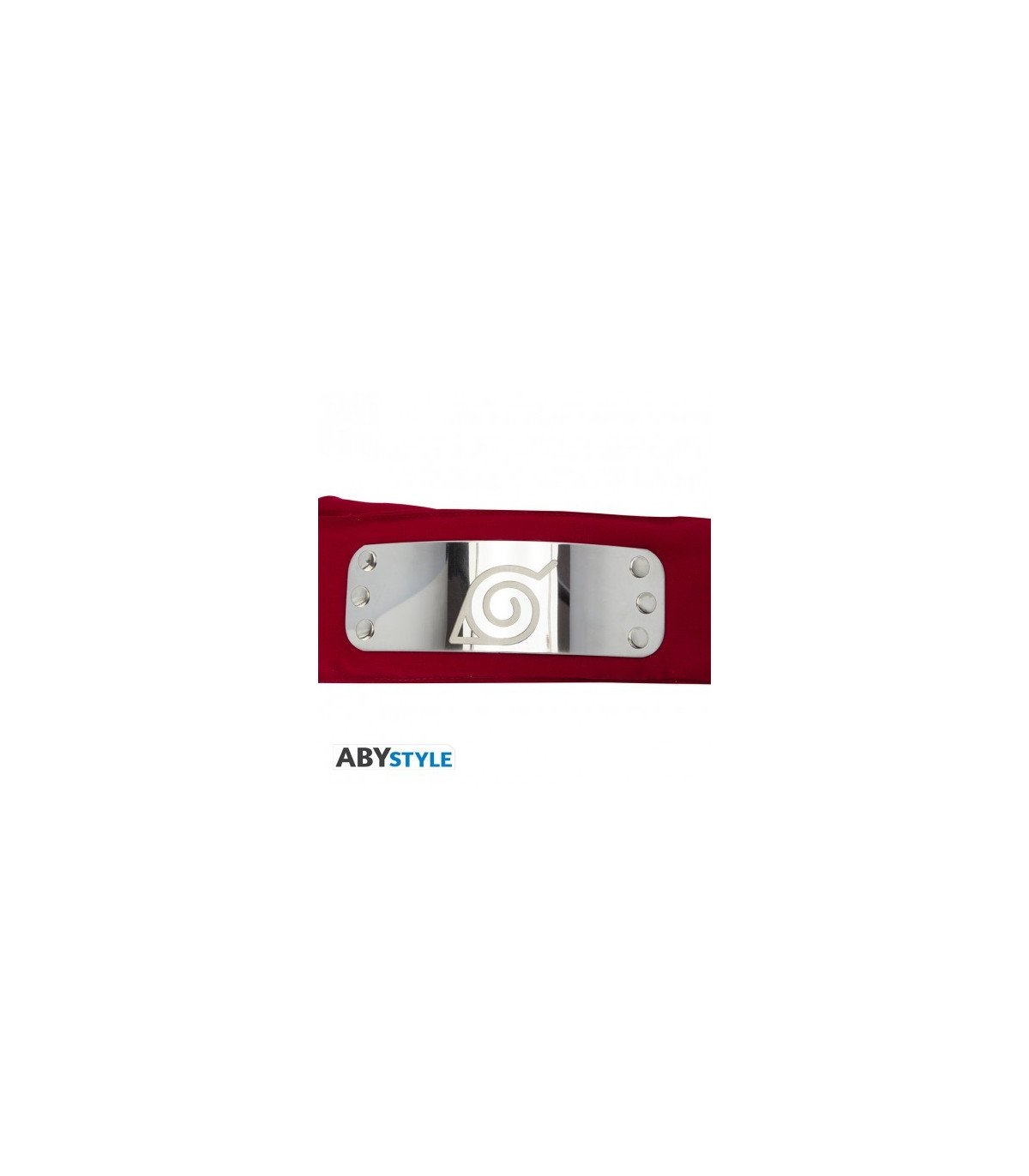 Bandeau rouge Konoha Naruto Shippuden - Accessoire ninja culte
