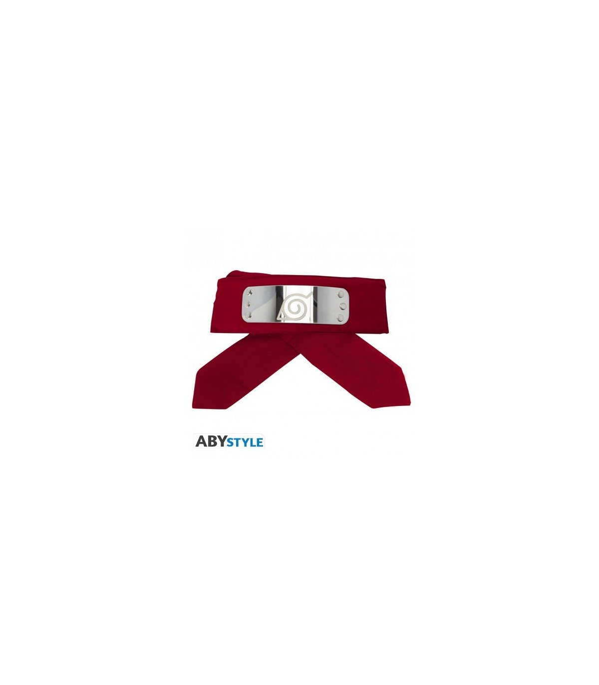 Bandeau rouge Konoha Naruto Shippuden - Accessoire ninja culte