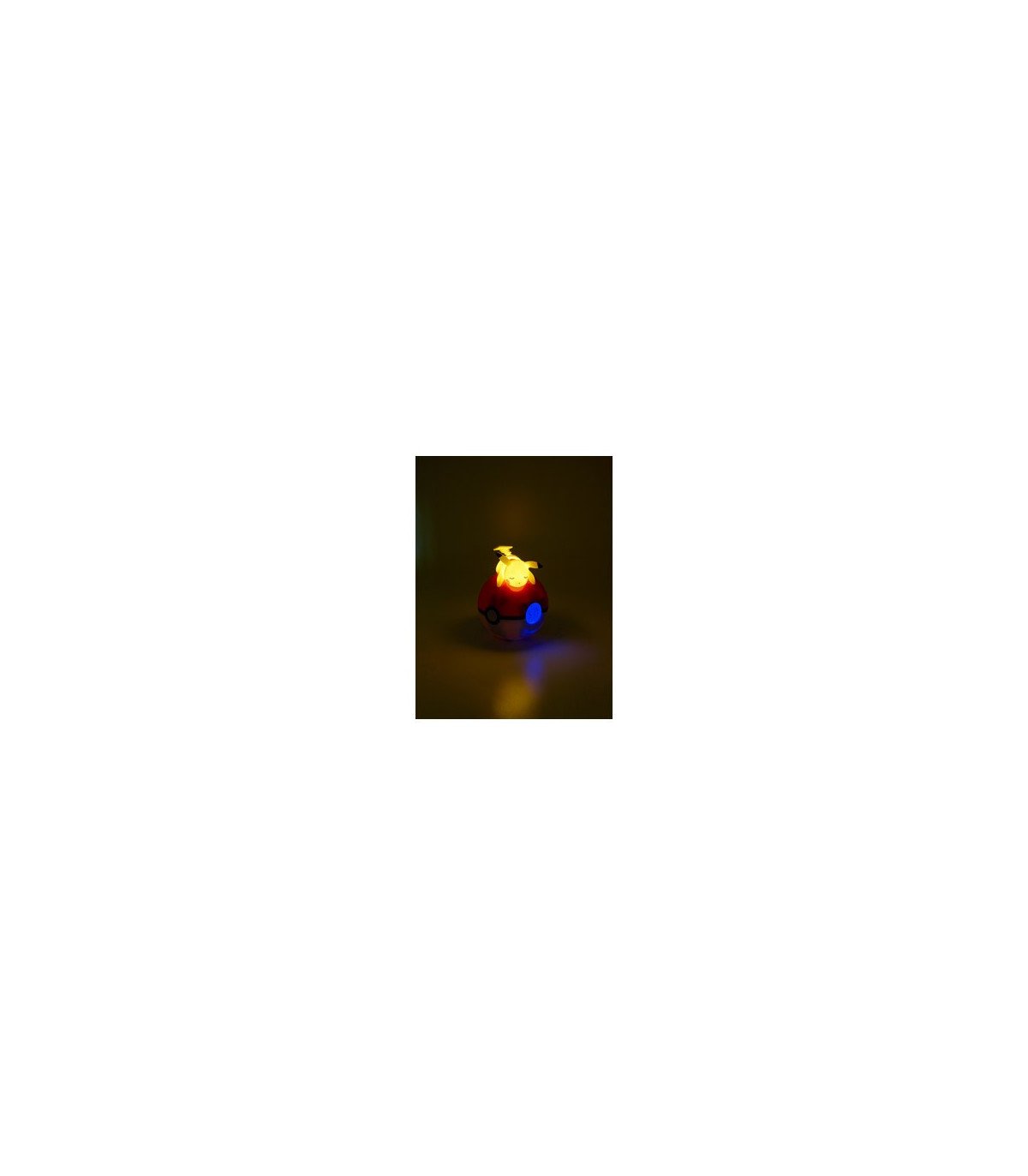 POKEMON - PIKACHU DORMANT DANS POKEBALL - REVEIL LAMPE LED