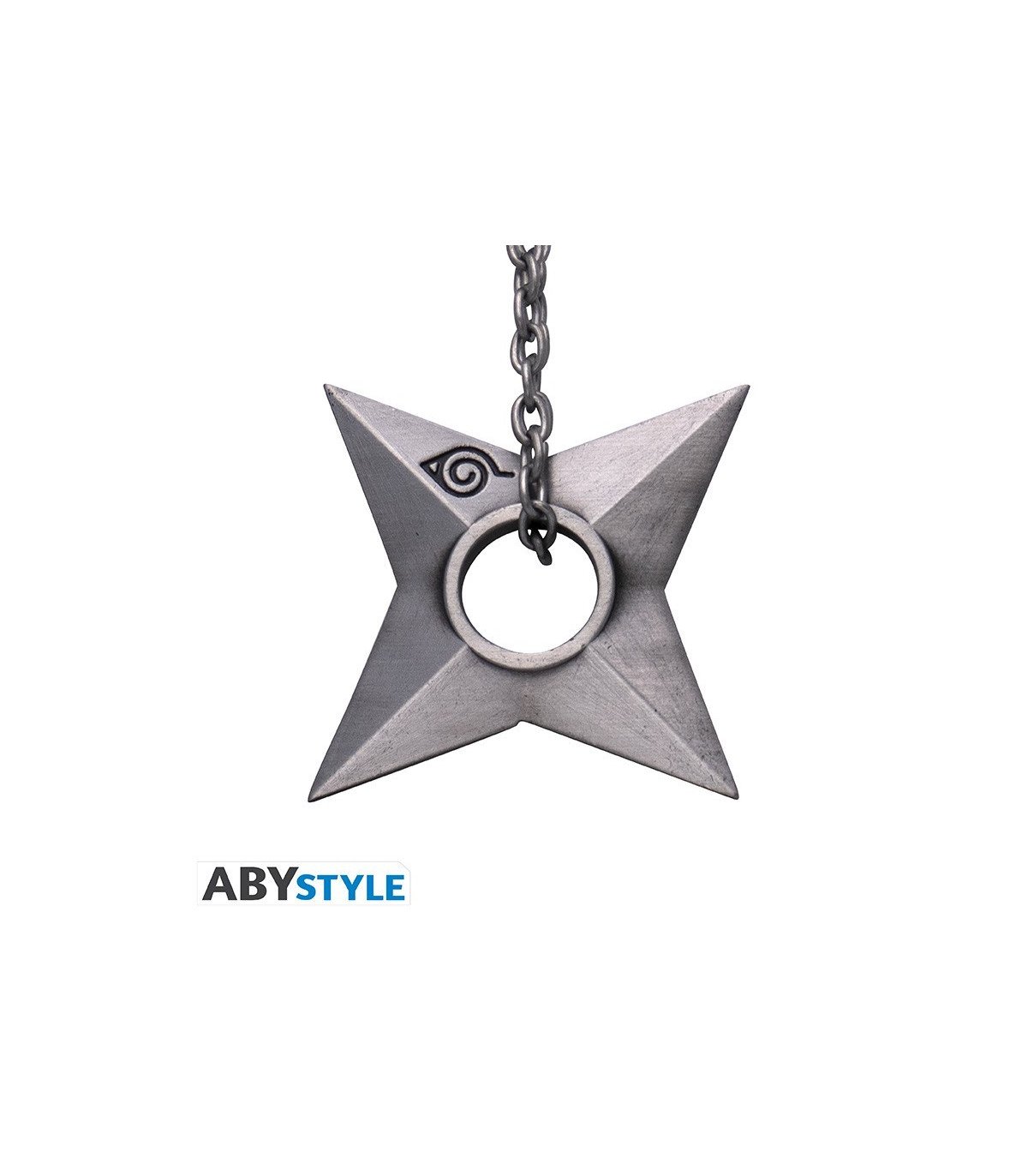 NARUTO SHIPPUDEN - SHURIKEN KONOHA - PORTE-CLES 3D