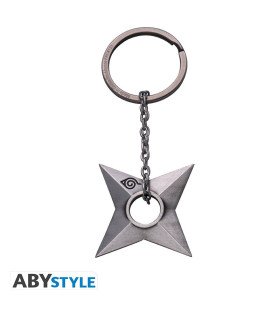 NARUTO SHIPPUDEN - SHURIKEN KONOHA - PORTE-CLES 3D