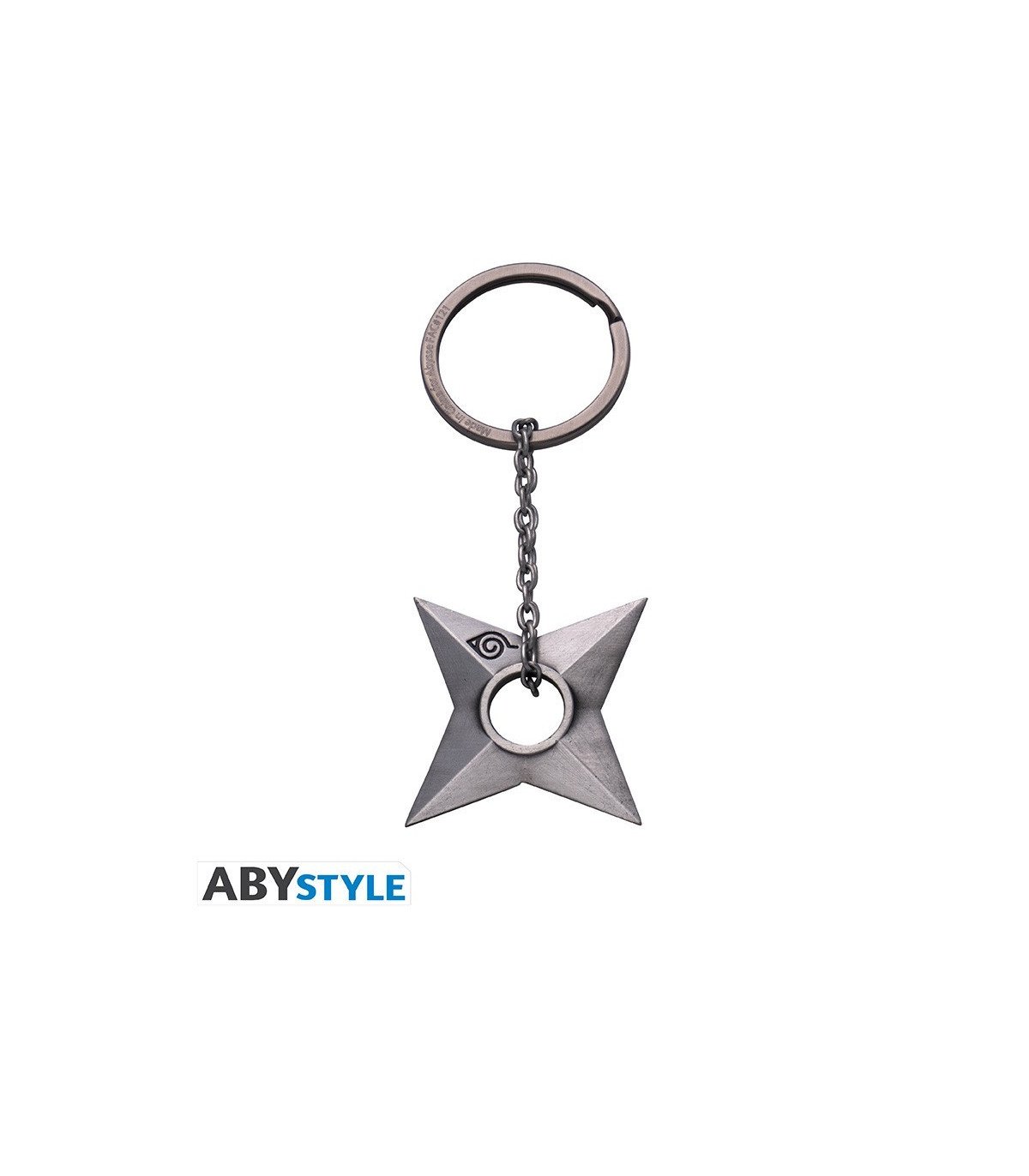 NARUTO SHIPPUDEN - SHURIKEN KONOHA - PORTE-CLES 3D