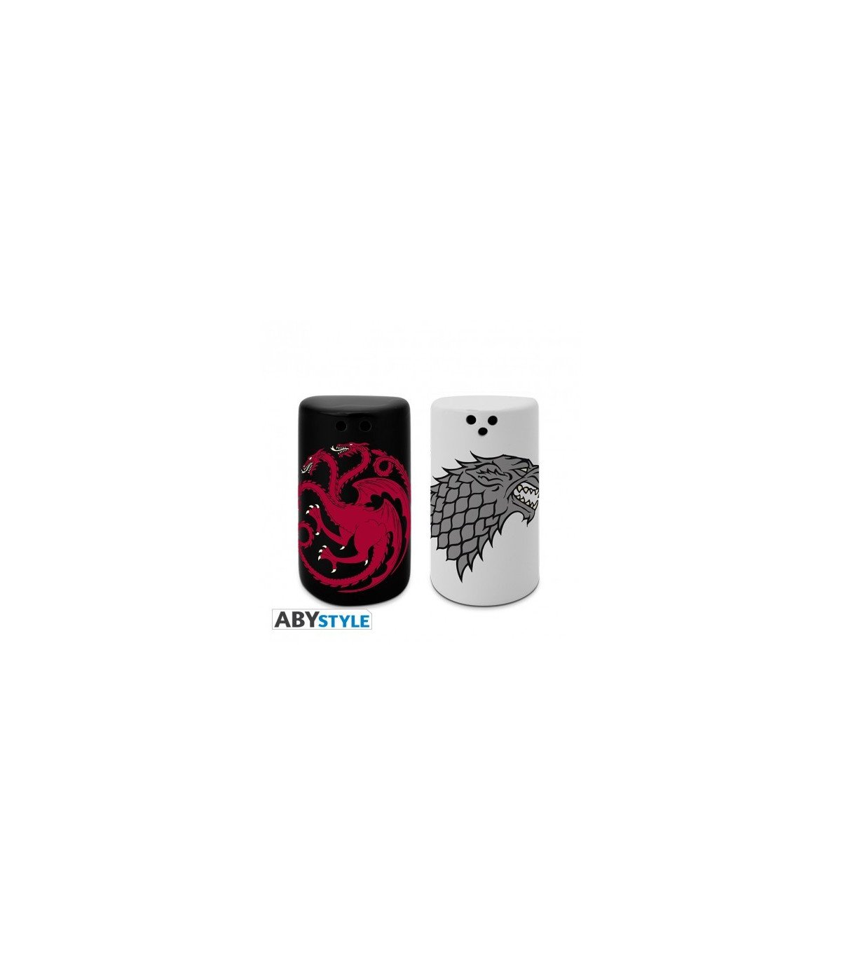 GAME OF THRONES - STARK & TARGARYEN - SALIERE & POIVRIERE
