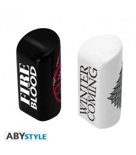 GAME OF THRONES - STARK & TARGARYEN - SALIERE & POIVRIERE