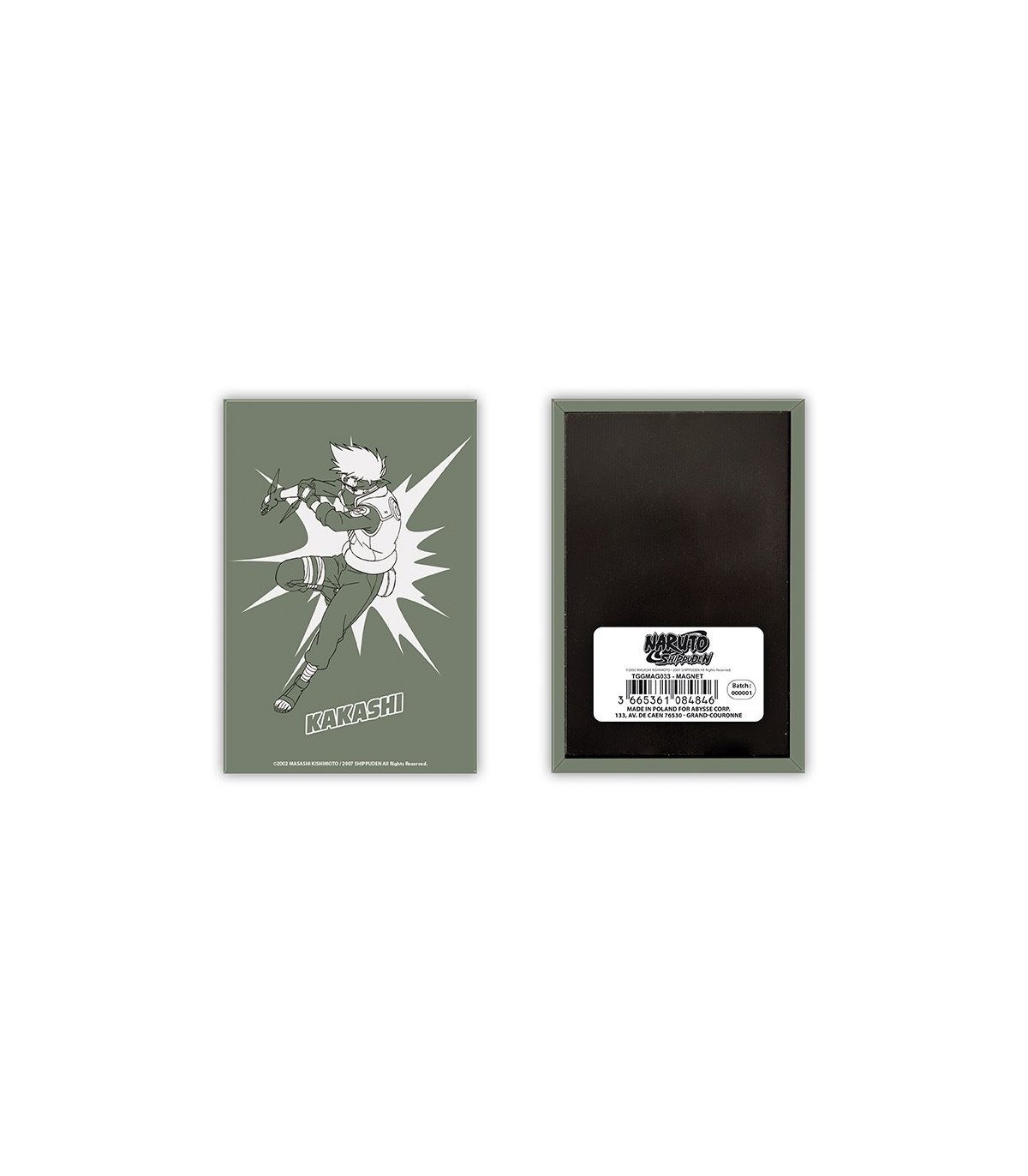 Magnet Kakashi Naruto Shippuden - Pop Color - Déco Frigo Ninja