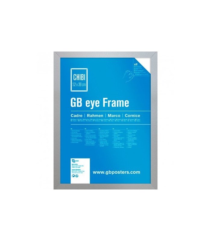 Cadre 52 x 38 cm finition chêne – Idéal pour posters et illustrations