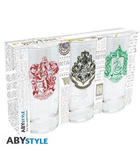 HARRY POTTER - SET 3 VERRES