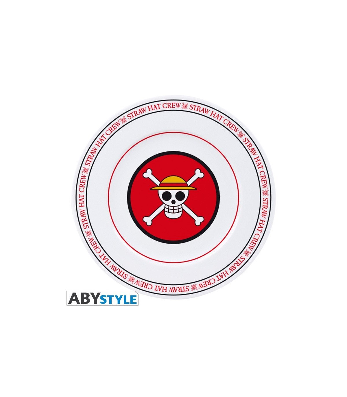 ONE PIECE - EMBLEMES - SET DE 4 ASSIETTES